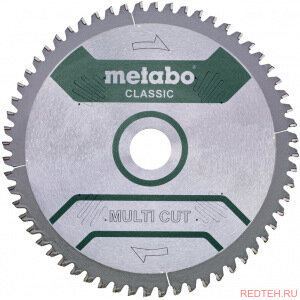 Диск пильный Multi Cut Classic (216x30 мм; 60Z; FZ/TZ 5neg) Metabo 628066000