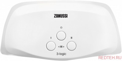 Проточный электрический водонагреватель Zanussi 3-logic 3,5 TS, душ+кран