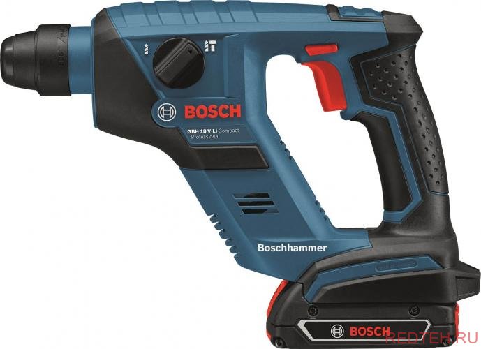 Аккумуляторный перфоратор Bosch GBH 18 V-LI Compact 0.611.905.308