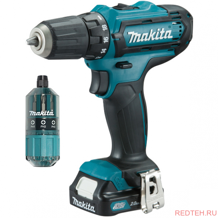 Аккумуляторная дрель-шуруповерт Makita DF331DWYE4