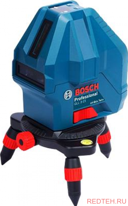 Нивелир Bosch GLL 3-15 + мини штатив 0.601.063.M00