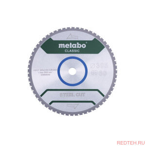 Диск пильный SteelCutClassic (305x25.4 мм; 60FZFA/FZFA) Metabo 628668000