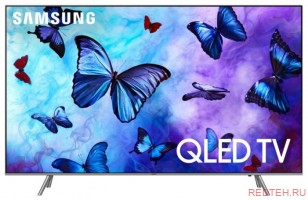 65" (163 см) Телевизор LED Samsung QE65Q6FNA серебристый