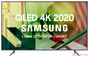 65" (163 см) Телевизор LED Samsung QE65Q70TAUXRU серый