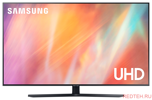 65" (163 см) Телевизор LED Samsung UE65AU7500UXRU серый