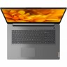 Ноутбук 17.3" HD+ Lenovo IdeaPad 3 grey (Pen 7505/8Gb/256Gb SSD/noDVD/VGA int/no OS) (82H9003ERK)