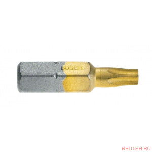 Бита (25 мм; 10 шт) TORX T15 TIN Bosch2.607.001.690