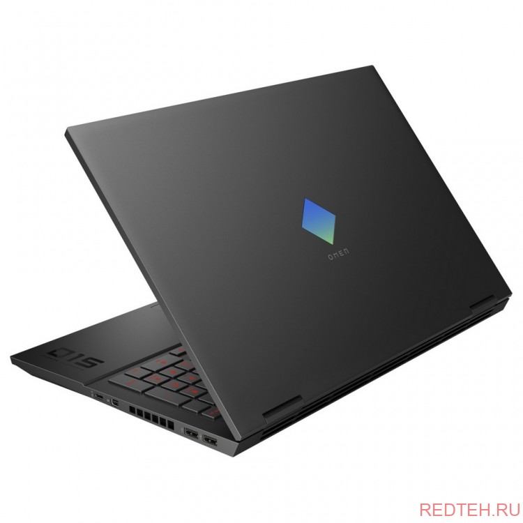 Ноутбук 15.6" FHD HP Omen 15-ek0050ur black (Core i7 10750H/16Gb/512Gb SSD/2060 6Gb/DOS) (2X0V6EA)