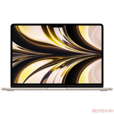 Ноутбук 13.6" WQXGA Apple MacBook Air starlight (Apple M2/24Gb/512GB SSD/VGA int/MacOS) (Z15Z0006Y) (английская клавиатура)